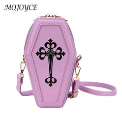 Gothic Coffin Shape Shoulder Handbag
