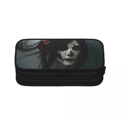 Gothic Pen Box Anime Zipper Pencil Bag Student School Stationery Gift