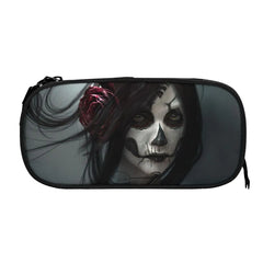 Gothic Pen Box Anime Zipper Pencil Bag Student School Stationery Gift