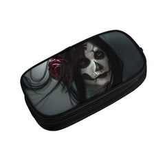 Gothic Pen Box Anime Zipper Pencil Bag Student School Stationery Gift