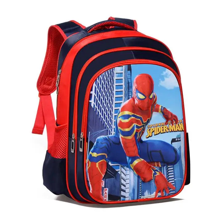 Spider-Man Cartoon Schoolbag for Boys | Large Capacity Waterproof Backpack