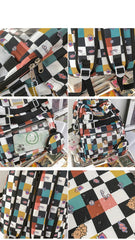 Graffiti Print School Backpack Waterproof Nylon Bag