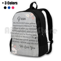 Gran Pillow-Grey Gran Pillow-Grey And Pink-Cute Gran Pillow-Fun Gran