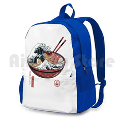Ramen Wave Hiking Backpack Waterproof Camping Travel