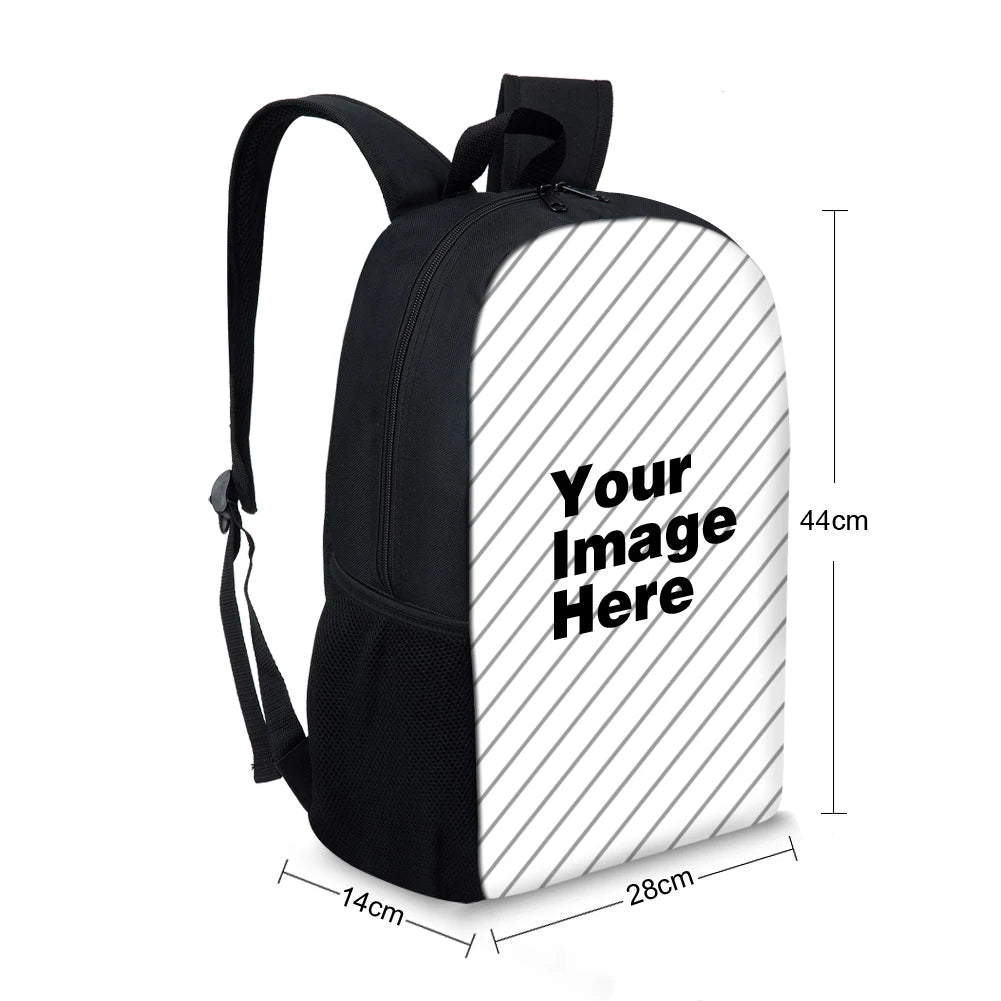 Shark 3D Print School Backpacks for Boys Book Bags Satchel Kids Schoolbags