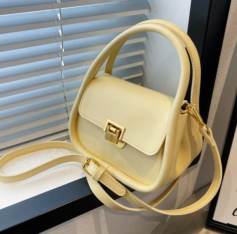 Green Female Shoulder Bags Women PU Leather Crossbody Small Flap Messenger