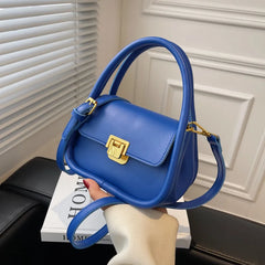 Green Female Shoulder Bags Women PU Leather Crossbody Small Flap Messenger