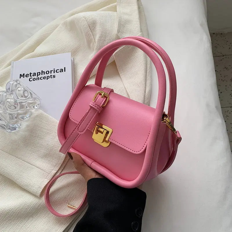 Green Female Shoulder Bags Women PU Leather Crossbody Small Flap Messenger