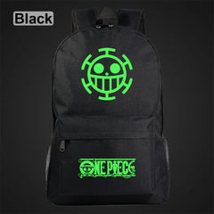 Green Luminous Cartoon One Piece Boy Girl School Bag Women Bag Pack
