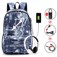 Arknights Anti-Theft Backpack w/ USB Charging Port