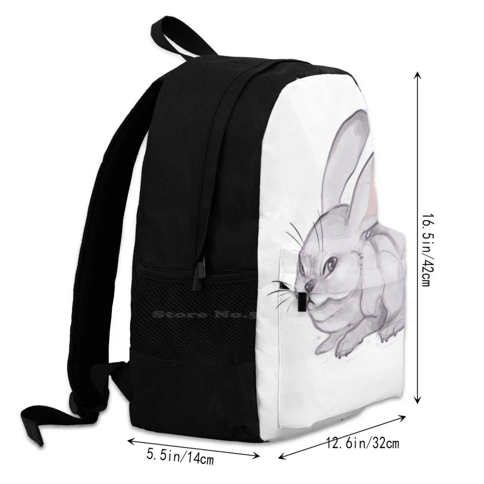 Grey Rabbit School Bags For Teenage Girls Laptop Travel Bags