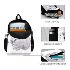 Grey Rabbit School Bags For Teenage Girls Laptop Travel Bags