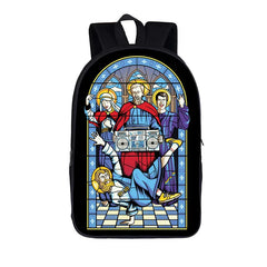 Grim Reaper Skull School Backpack Teenagers Boys Girls Punk Women Daily Bagpack