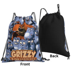 Grizzy And The Lemmings 1 Backpacks Cord Bag Women'S Bags Bag Bags Women Pouch D