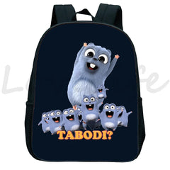 Grizzy And The Lemmings Kindergarten Backpack Girls Boys Bookbag