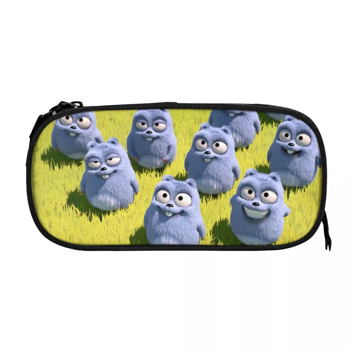 Grizzy & Lemmings Pen Box School Anime Zipper Bag Child Stationery Gift