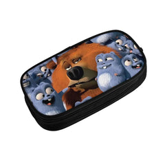 Grizzy Pen Box Anime Zipper Pencil Bag Student Stationery Gift