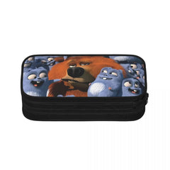 Grizzy Pen Box Anime Zipper Pencil Bag Student Stationery Gift