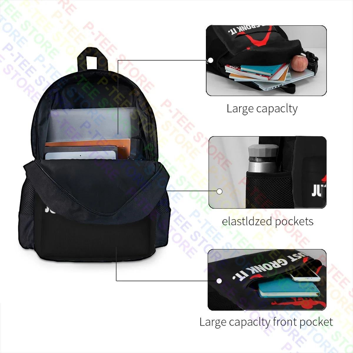 Gronk Spike Gronkowski Large Capacity Backpack Print