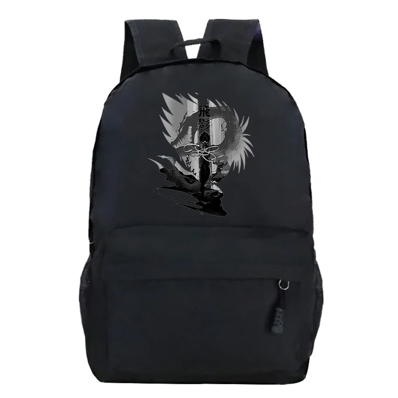 Spirit World Backpack Japanese Anime School Bags Canvas Bookbags