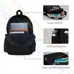 Guitar Lake Shadow Lover Papillion Dog Backpack