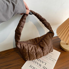 Space Cotton Padded Bag Women Small Handbag Dumpling Clutch Bag