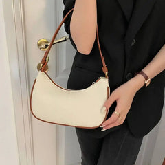 Large Capacity Crossbody Bag PU Leather Shoulder Hobo Bag