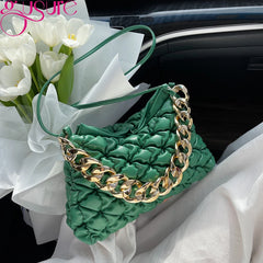 Hobos Bag Chain Clutch Purse Handbag Women Small Totes Armpit