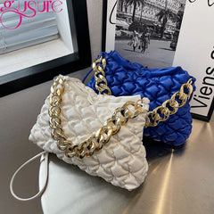 Hobos Bag Chain Clutch Purse Handbag Women Small Totes Armpit