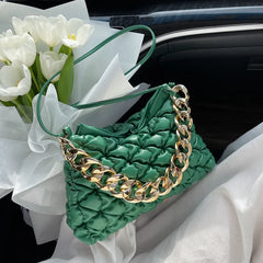 Hobos Bag Chain Clutch Purse Handbag Women Small Totes Armpit