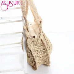 Large Capacity Round Women Beach Bags for Travel Handbags