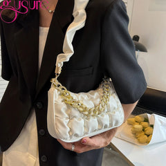 Quilted PU Leather Shoulder Bag for Women