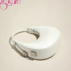 Half Moon Underarm Shoulder Bag Small Clutch Handbag For Women