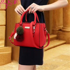 Women Top-handle Bags High PU Leather Shoulder Bag Female Crossbody Bags