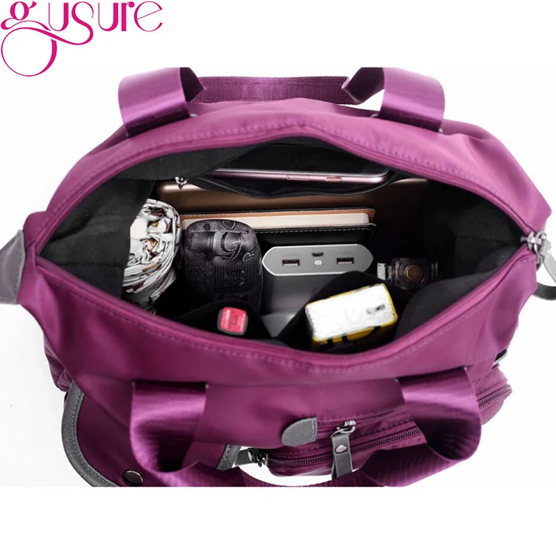 Waterproof Oxford Tote Bag Anti-thief Shoulder Bags Large Capacity Travel