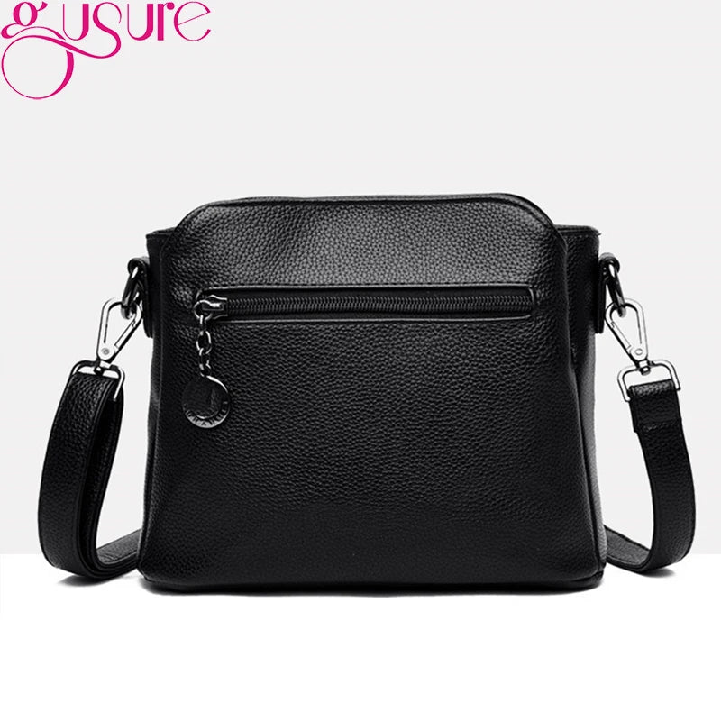 Vintage Bucket Crossbody Bag Small Purse Handbag Ladies Shoulder Mes