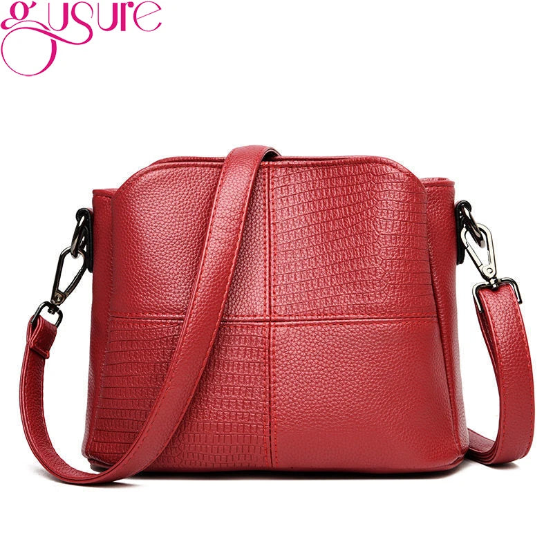 Vintage Bucket Crossbody Bag Small Purse Handbag Ladies Shoulder Mes