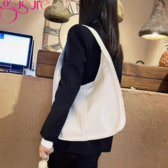 Retro Women Shoulder Bag Pu Leather Underarm Hobo Bags For Women