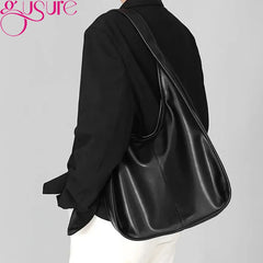 Retro Women Shoulder Bag Pu Leather Underarm Hobo Bags For Women