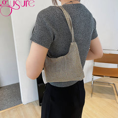 Women's Rhinestone Underarm Shoulder Bag