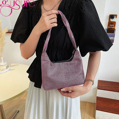Women's Rhinestone Underarm Shoulder Bag
