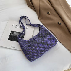 Women's Rhinestone Underarm Shoulder Bag