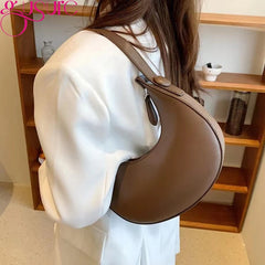 Underarm Shoulder Bag Shipper Tote Bags for Women PU Leather Hobo Bag