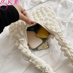 Quilted Underarm Shoulder Bag for Women Small Handbag Purse