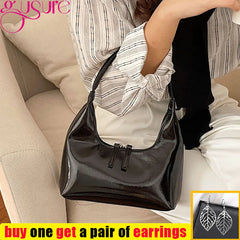 Underarm Shoulder Bag Travel Tote Bags for Women PU Leather Hobo Bag