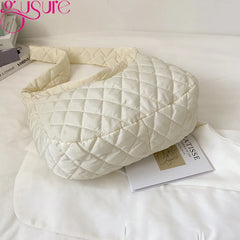 Quilted Crossbody Bag for Women Shopper Tote Handbag Purse