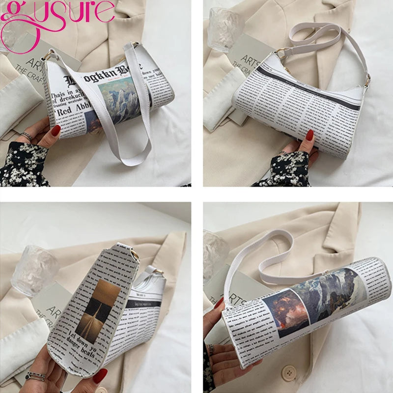 Women Bags PU Leather Small Armpit Purse Shoulder Clutch Handbags
