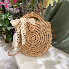 Summer Straw Woven Bags For Women Raffia Rattan Beach Bags