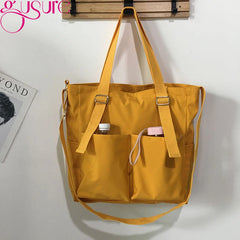 Waterproof Oxford Large Capacity Girl Shoulder Bucket Bag Female Crossbody Bags