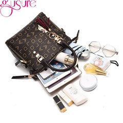 Vintage Tassel Tote Handbag Women Messenger Bag Purse Wallet Leather